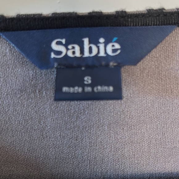 Like new Sabie Black texture print zip front bomber jacket - Picture 2 of 8